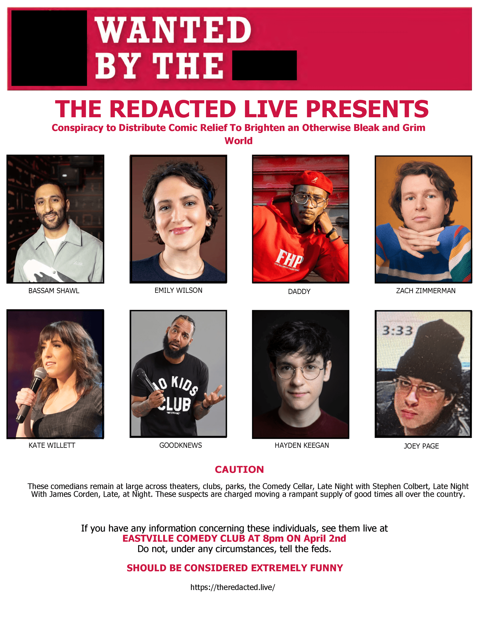 The Redacted Live Presents